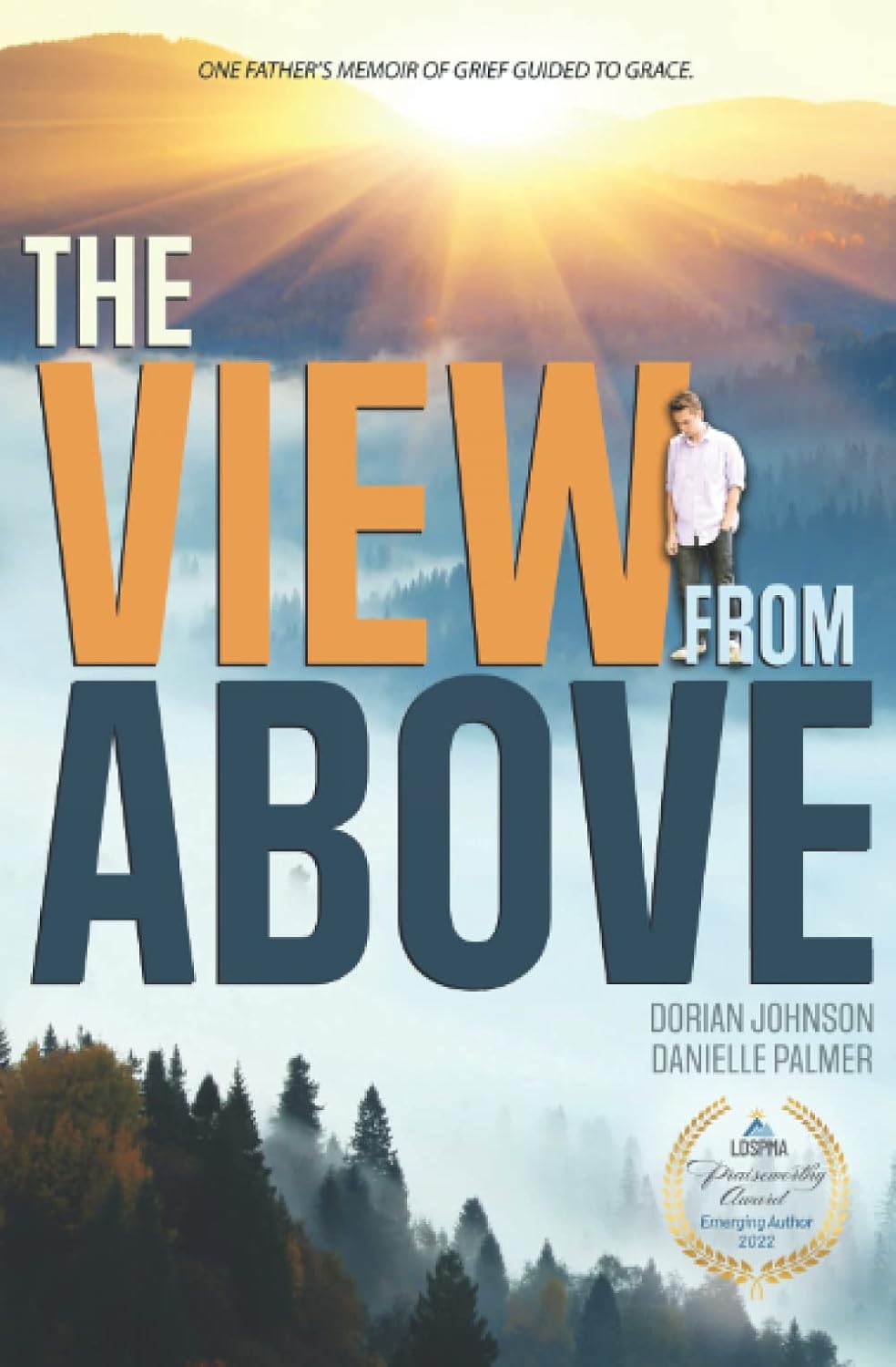 The View From Above book cover — One Father's Memoir of Grief Guided to Grace, by Dorian Johnson and Danielle Palmer